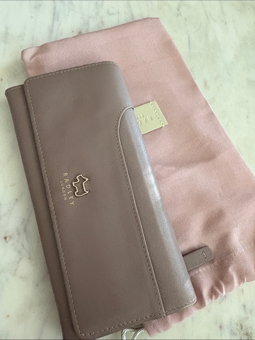 Radley London Mauve Pink Wallet Cardholder